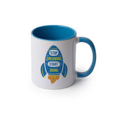 11oz Inner Color Sublimation Mug - Light Blue